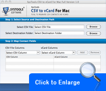 Excel 2 vCard Mac