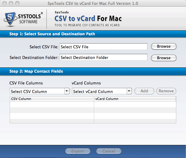 Browse CSV Files