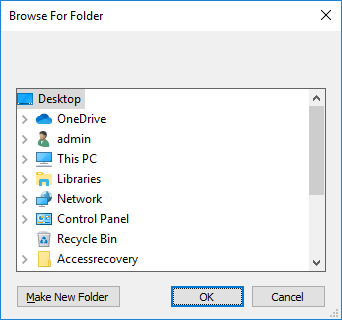 browse folder